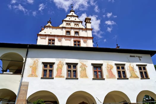 Medieval Town Hall with wall painting