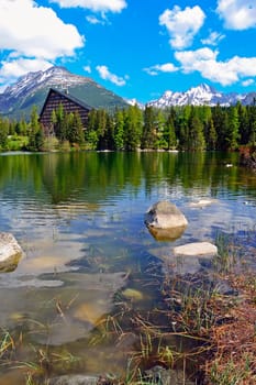 Lake in Tatra Mountains, Slovakia