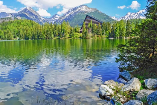 Lake in High Tatra Mountains, Slovakia