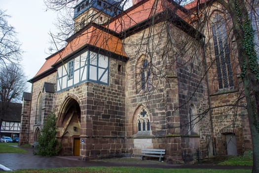 Church in Witzenhausen in the Werra Valley in Germany, Hessen