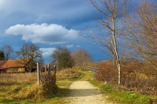 Landscape in Bad Erlach in Lower Austria