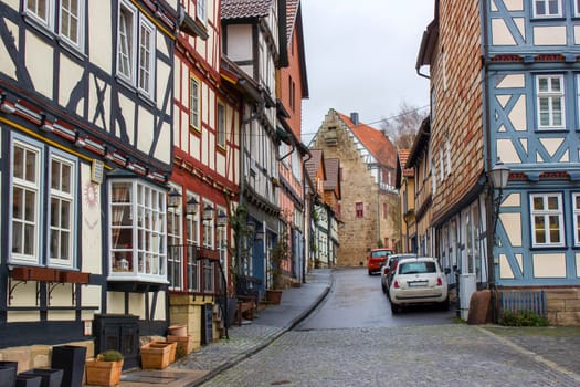 The Town of Bad Sooden-Allendorf in the Werra Valley in Germany, Hessen