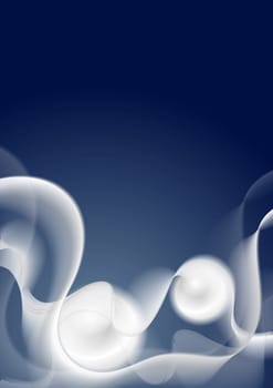 Abstract shiny pearl color waves. Vector background