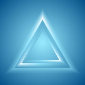 Shiny triangle design. Vector background