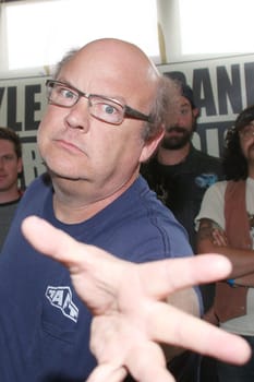 Actor and Saenger Kyle Gass visits the Hard Rock Cafe Hamburg with his band,25.04.2015