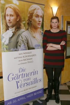 Paula Paul (Andrea Paula Paul),Princess Palatine Actress Paula Paul as guest at the Abaton at the preview of Die Gaertnerin von Versailles,Hamburg,27.04.2015