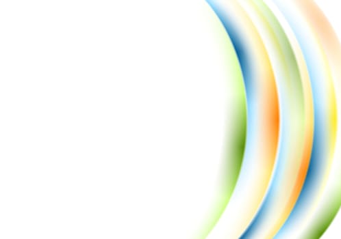 Abstract wavy colorful background. Vector design