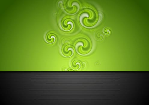 Bright modern swirl vector art background