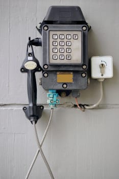 An old nostalgic emergency telephone and a secure hands-free system.
