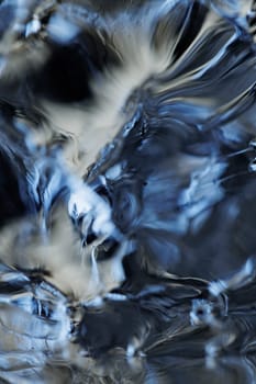 Macro of melting ice closeup futuristic water texture