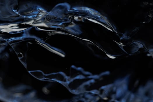 Macro of melting ice closeup futuristic water texture