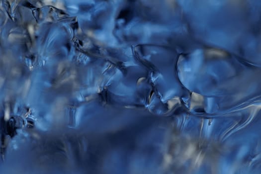 Macro of melting ice closeup futuristic water texture