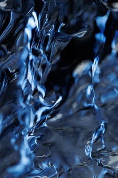 Macro of melting ice closeup futuristic water texture