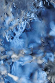 Macro of melting ice closeup futuristic water texture