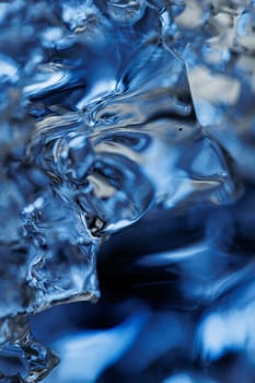 Macro of melting ice closeup futuristic water texture