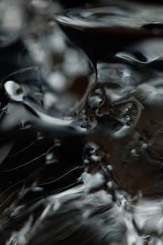 Macro of melting ice closeup futuristic water texture