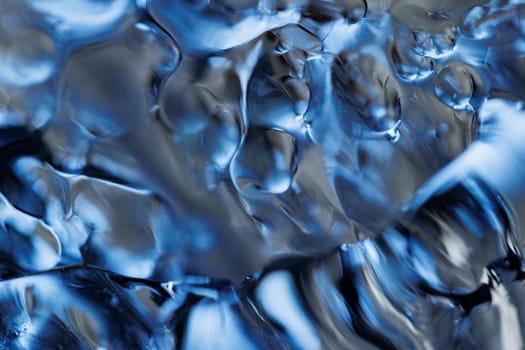 Macro of melting ice closeup futuristic water texture