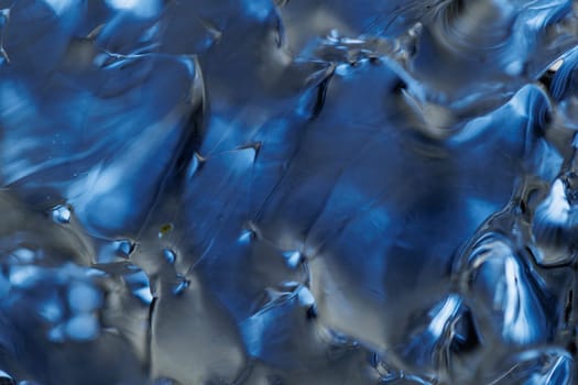Macro of melting ice closeup futuristic water texture