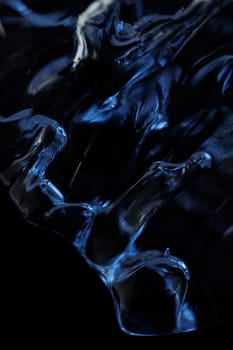 Macro of melting ice closeup futuristic water texture