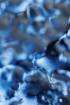 Macro of melting ice closeup futuristic water texture