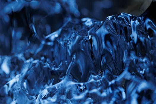 Macro of melting ice closeup futuristic water texture