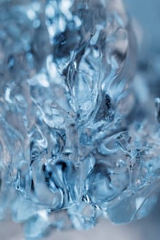 Ice closeup abstract macro water backdrop