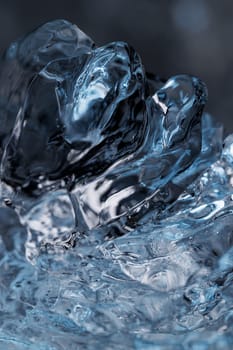 Ice closeup abstract macro water backdrop