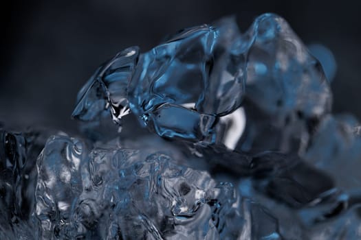 Ice closeup abstract macro water backdrop