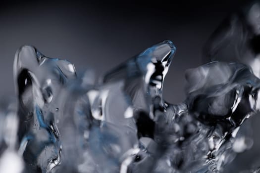Ice closeup abstract macro water backdrop
