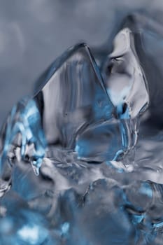 Ice closeup abstract macro water backdrop