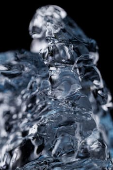 Ice closeup abstract macro water backdrop