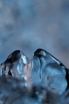 Ice closeup abstract macro water backdrop