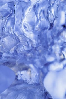 Blue ice cold backdrop