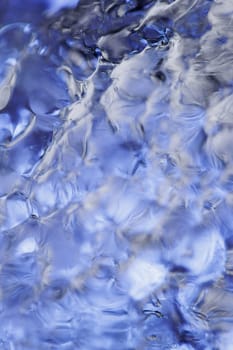 Blue ice cold backdrop