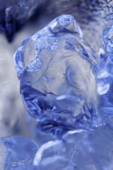 Blue ice cold backdrop