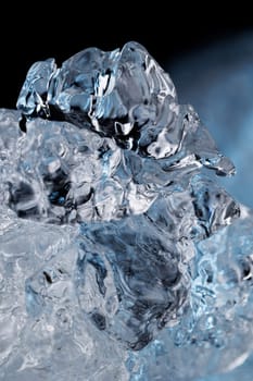 Ice closeup abstract macro water backdrop