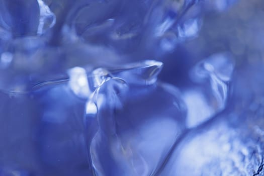 Blue ice cold backdrop