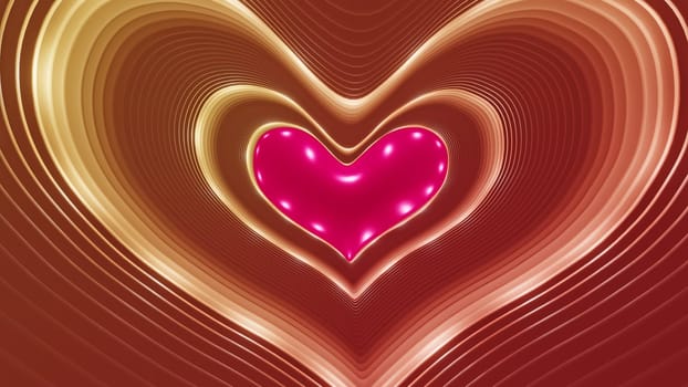 3D illustration Background for advertising and wallpaper in valentines and wedding scene. 3D rendering in decorative concept.
