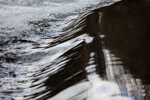 Smooth Waterfall with reflection