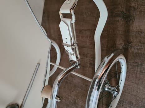 Vintage dusty and damaged Baby Carriage