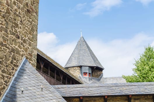Old defense tower of a historic fortress