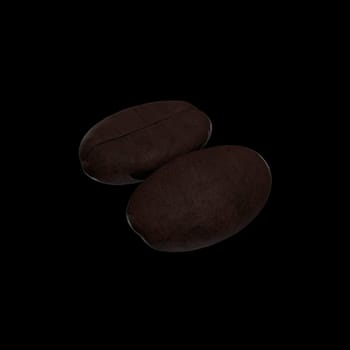 3d rendering of detail and the character of the bean