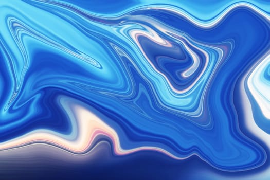 Liquid abstract marble texture background image in blue can be used as your poster, card, banner design etc.