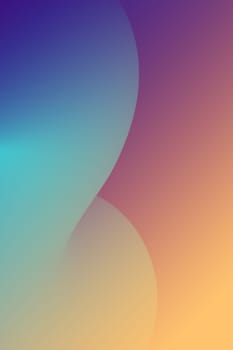 abstract color 3d paper art illustration set. Contrast colors.