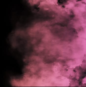 Smoke with black background