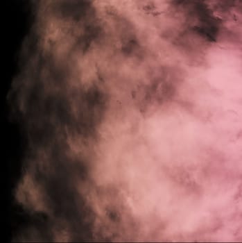 Smoke with black background