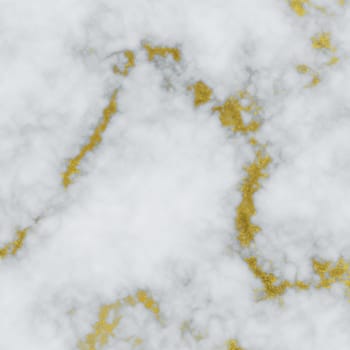 White Marble Texture with Gold