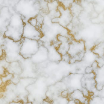 White Marble Texture with Gold