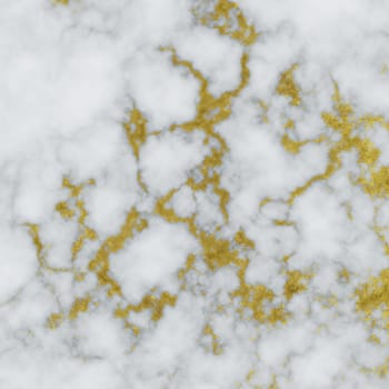 White Marble Texture with Gold