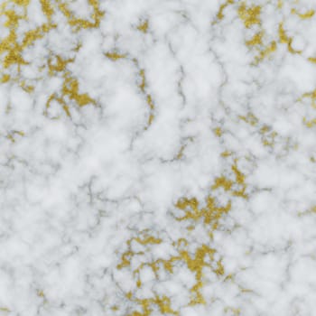White Marble Texture with Gold